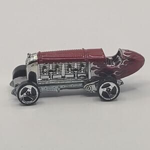 Hot Wheels INDY 500 Car Torpedo Jones 18 Red Rod Race, 2001.